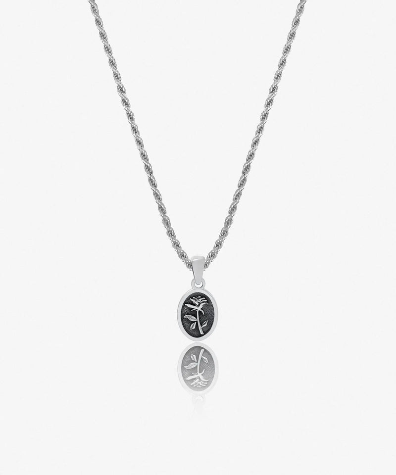 Rope Rose Necklace