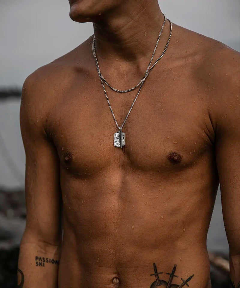 Pendentif artisanal plume